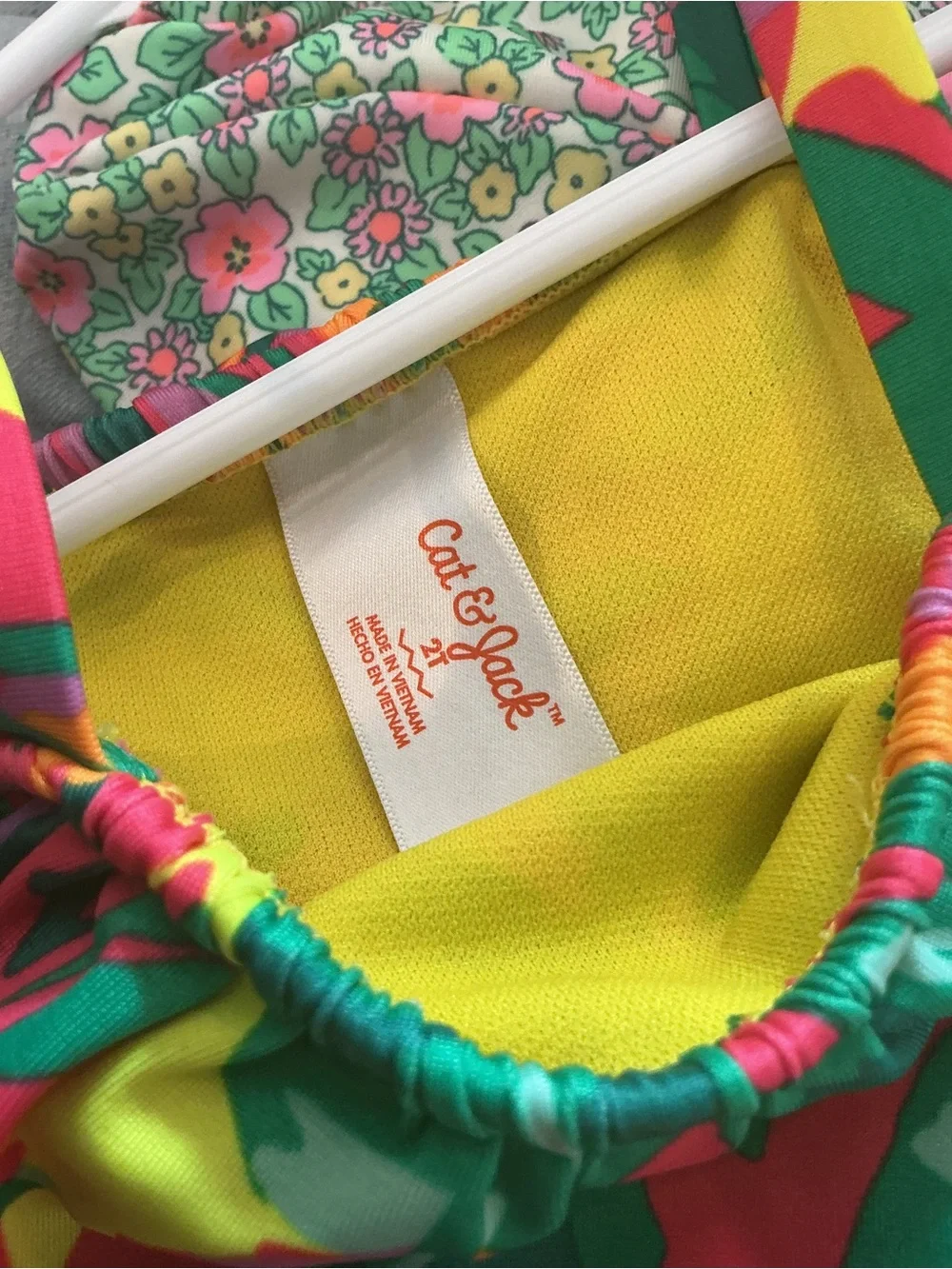 Cat & Jack Bundle of Two -Floral One Piece Bathing Suits Size 2T